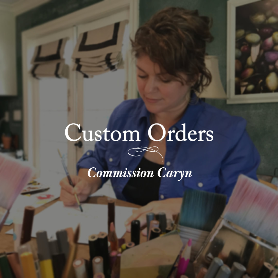 Custom watercolor commissions, home portraits, recipe art, live painting
