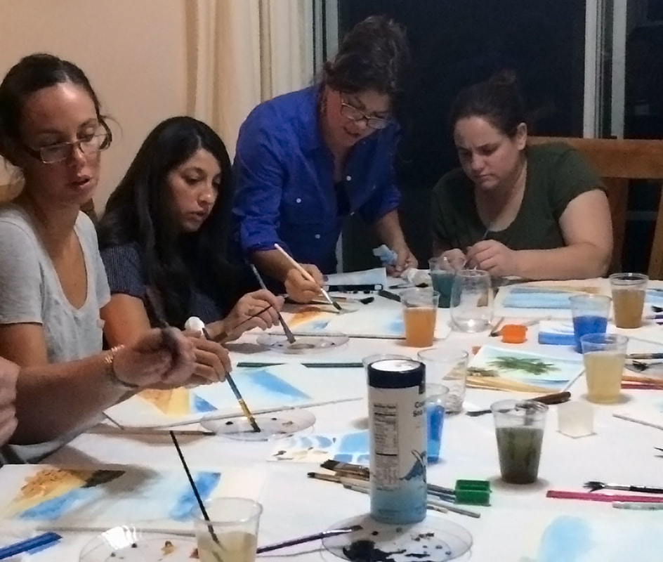 Watercolor Workshops - Creative Collaboration, Art and Design by Caryn Dahm
